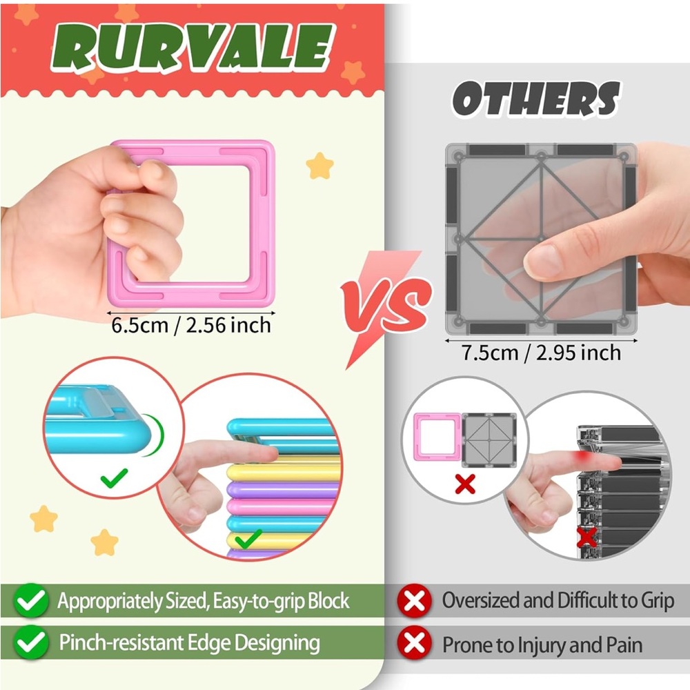 Rurvale Magnetic Tiles - Picture 4 of 5